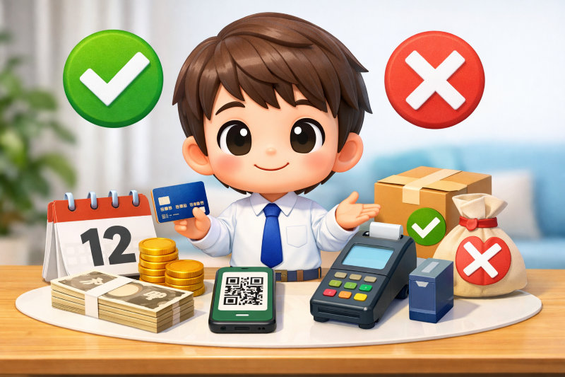 結論｜マッスルデリの支払い方法まとめ（分割・代引き可否早見表）