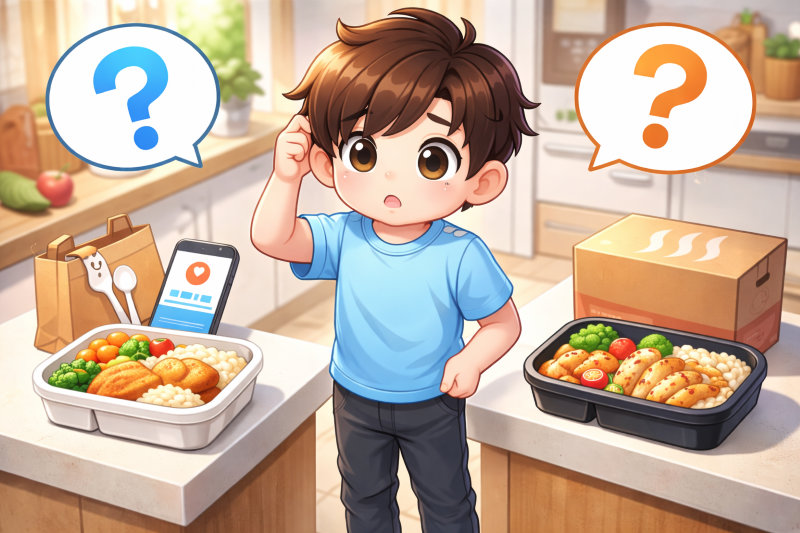 他の宅配食と比較して見える違いと選び方の軸