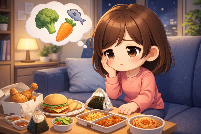 食事が偏っている気がするときの不安の正体