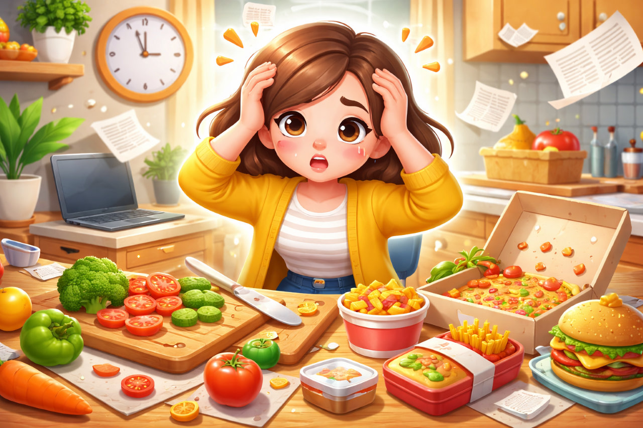 仕事が忙しくて自炊が続かないときの食事の整え方の視点