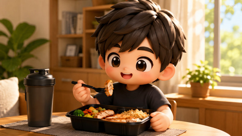 マッスルデリは目的ごとに食べるタイミングを整理しやすい